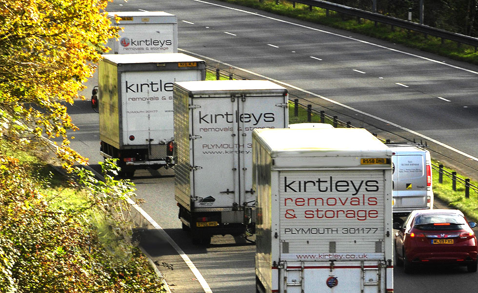 Reliable fleet of removals lorries and vans